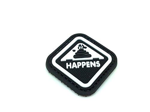 Patch Nation Scheiße Happens PVC Airsoft Paintball Klett Emblem Abzeichen von Patch Nation