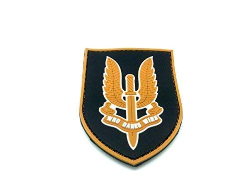 SAS Who Dares Wins PVC Airsoft Klettband Aufnäher von Patch Nation