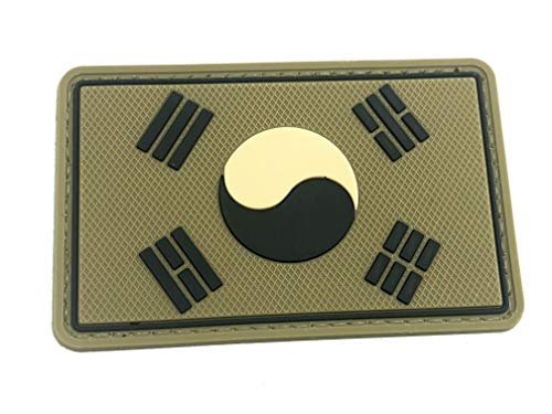 Süd Korea Braun Flagge Airsoft Klettverschluss PVC Patch Süd Korea Braun Flagge Airsoft Klettverschluss PVC Patch von Patch Nation