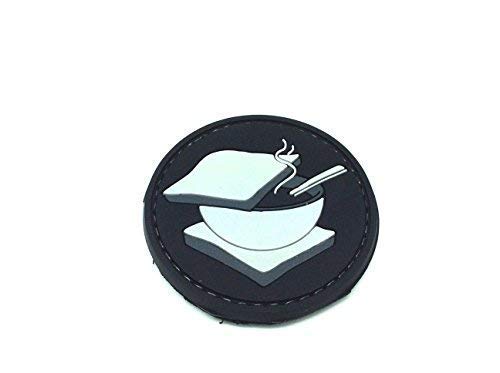 Suppe Sandwich schwarz PVC Paintball Patch von Patch Nation