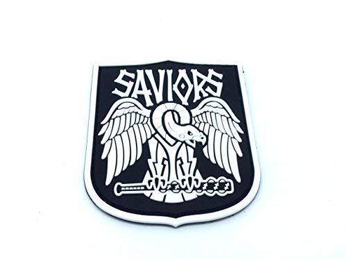 The Saviours Walking Dead Fan Patch PVC Klett Emblem Abzeichen von Patch Nation