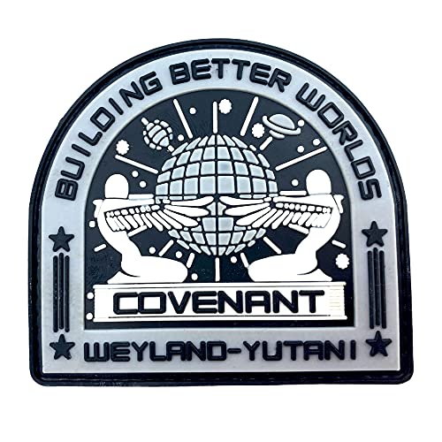 USCSS Covenant Crew Emblem Alien Weyland Yutani Airsoft PVC Klett Emblem Abzeichen Patch von ZOUXO