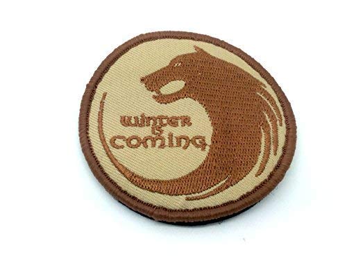 Winter Is Coming Gestickte Airsoft Klettverschluss-Flecken Patch von Patch Nation