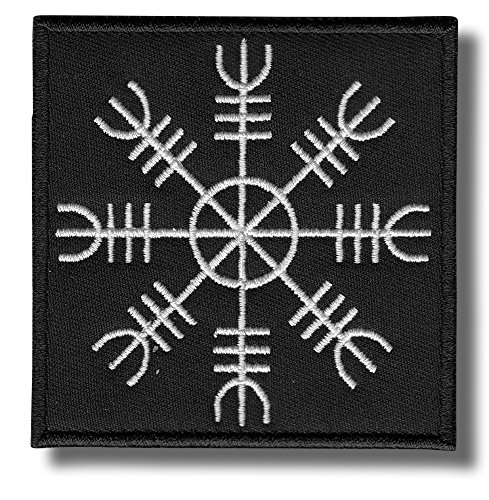 Helm of awe - embroidered patch 28 x 28 cm von Patch-shop