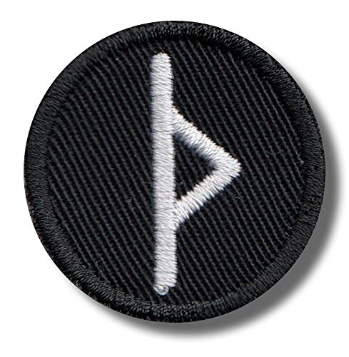 Thurisaz rune - Bestickter Aufnäher, patch 4 X 4 cm von Patch-shop