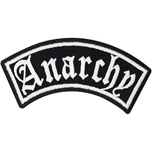 Patch Anarchy Biker Rider Rankpatch Ultras Bootboys Motorcycle Aufnäher Abzeichen von Patch