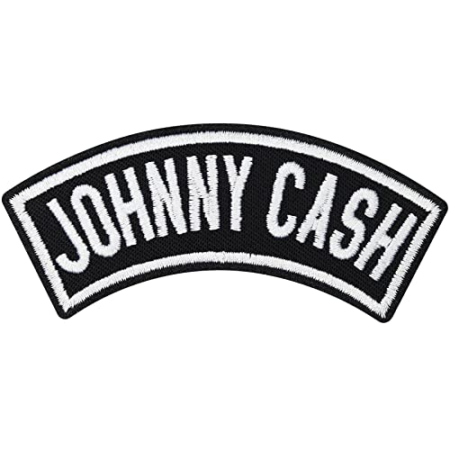 Biker Kutten Front Tab, JOHNNY CASH, Motorrad Rocker Patch Aufnäher Abzeichen von Patch