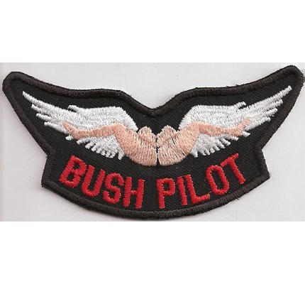 Bush Pilot Pussy Diving Wingman No Angels Wing Rocker Biker Patch Aufnäher… von PATCH KING