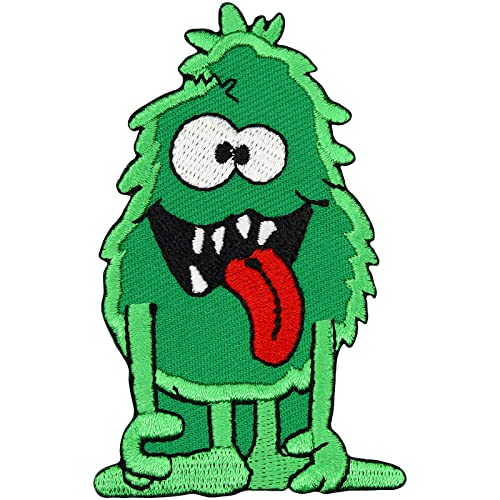 Green Monster Crazy Alien Blubber Kinder Aufbügler Aufnäher Sticker Abzeichen von Individual Software