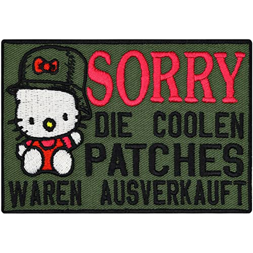 Hello Kitty, Sorry die Coolen Patches Waren ausverkauft, Biker Aufnäher von Patch