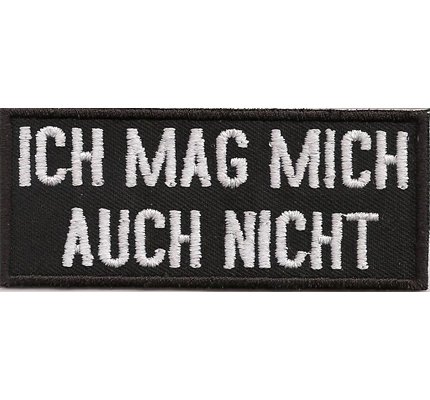 Ich mag mich auch nicht Sons by of Anarchy Heavy Death Metal Patch Aufnäher von Patch