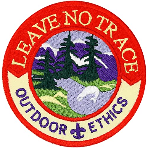 Patch Leave no Trace Outdoor Ethics Bergführer Naturfreunde Rucksack Aufnäher von Patch