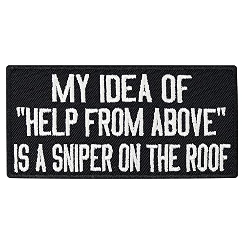 My Idea of Help from Above, Sniper on the Roof Motorcycle Aufbügler Patch von Patch