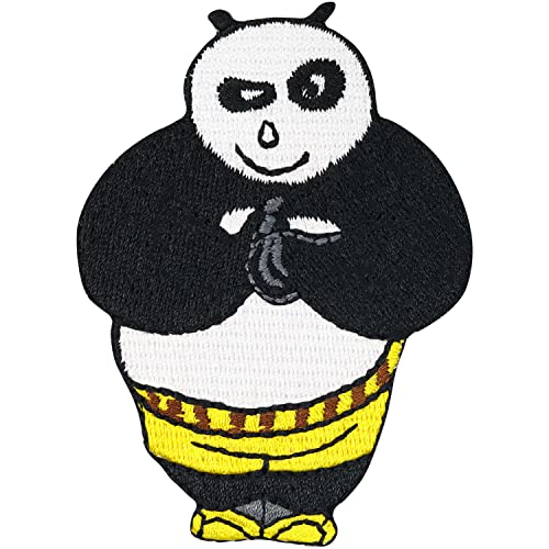 Panda Bär Kung Fu Panda Bear Comic Karate Wing Tsun Aufnäher Patch Abzeichen von Patch