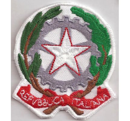 Patch Italy Republica Italiana Italien Flag Fahne Nationalflagge Wappen Aufnäher von Individual Software