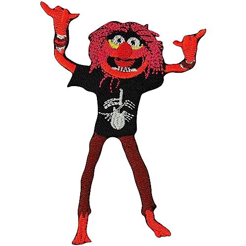 Patch Muppet Animal Heavy Metal Biker Muppets Aufnäher Aufbügler Abzeichen von Patch