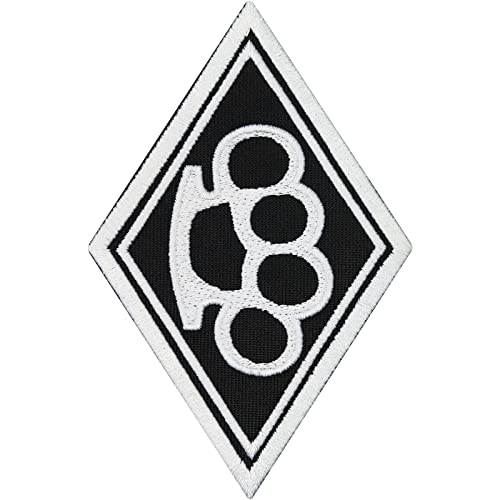 Schlagring Raute Diamand ACAB Biker Motorcycle club Aufnäher Patch Aufbügler von Individual Software