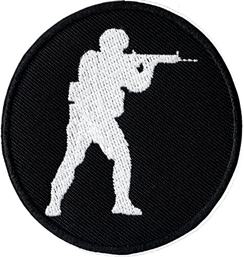 Shooter CTU Counter Strike SWAT Polizei MEK Gun Patch Aufnäher Aufbügler von Individual Software