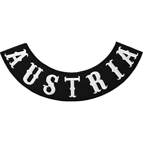 Patch XXL Austria Biker Rocker Heavy Metal Backpatch ÖSV Kutte Jacke Aufnäher von Patch