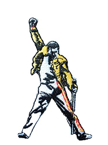 Freddy Mercury Icon Queen Patch zum Aufbügeln oder Aufnähen, gestickte Patches für Jacken, Westen, Rucksäcke, Mützen von PatchClub