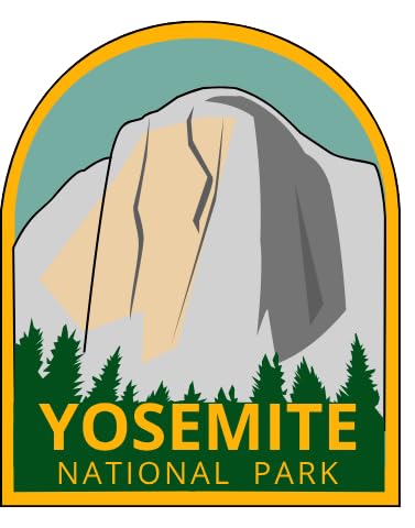 PatchClub Yosemite Aufnäher "Adventure Outdoors Hiking National Parks", 7,6 cm, bunt bestickt, zum Aufbügeln oder Aufnähen von PatchClub