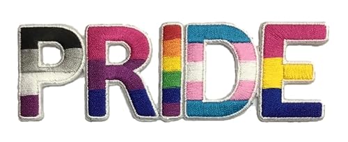 Pride LGBTQ Aufnäher mit Flaggen, bunt, 10,2 cm, zum Aufbügeln oder Aufnähen, Gay-Pride-Aufnäher, niedliche Applikation für Jacken, Jeans, Kleidung, Rucksäcke, Tragetaschen (Pride) von PatchClub