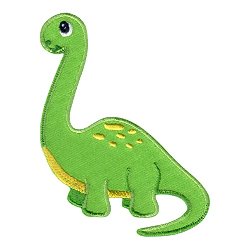 PatchMommy Dinosaurier Dino Patch Aufnäher Applikation zum Aufbügeln Bügelbild - für Kleidung Jeans Jacken Kinder Baby von PatchMommy