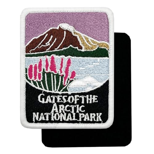 PatchShake Aufnäher "Gates of the Arctic Travel Embroidered Hook and Loop Patch", 7,6 cm von PatchShake