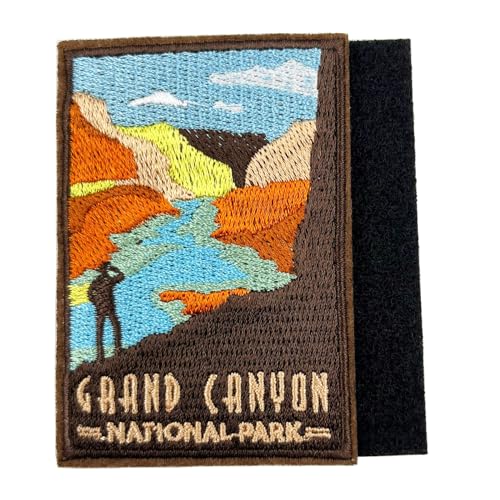 PatchShake Aufnäher Grand Canyon National Park Travel bestickt Klettverschluss 7,6 cm von PatchShake