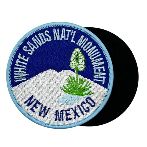 PatchShake Aufnäher New Mexico Travel bestickt Klettverschluss 7,6 cm von PatchShake