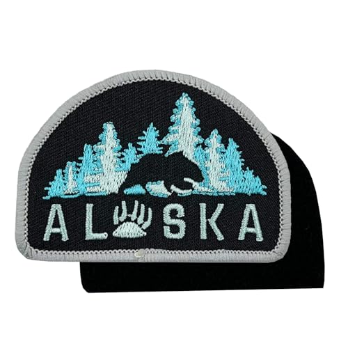 PatchShake Aufnäher mit Aufschrift "Alaska The Last Frontier", 7,6 cm von PatchShake