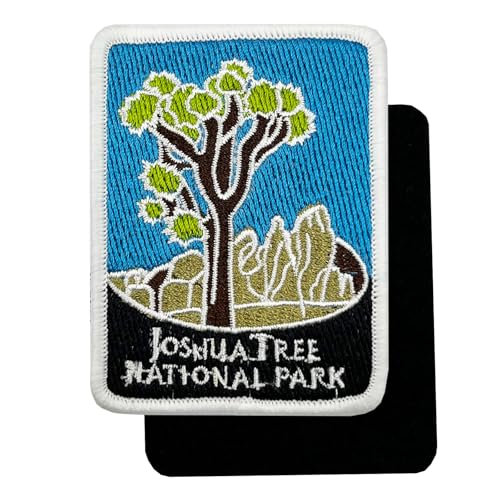 PatchShake Joshua Tree National Park Travel bestickter Klettverschluss-Aufnäher, 7,6 cm von PatchShake