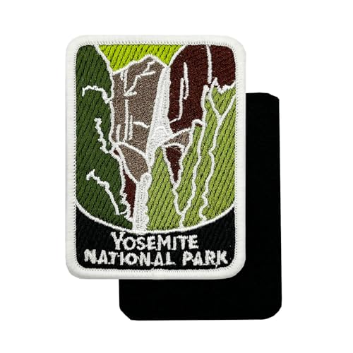 PatchShake Yosemite National Park Travel bestickter Klettverschluss-Aufnäher, 7,6 cm von PatchShake