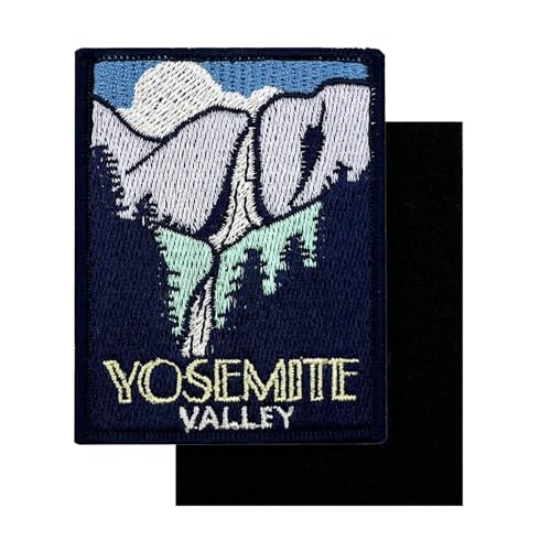 PatchShake Yosemite Valley National Park Travel bestickter Klettverschluss 7,6 cm von PatchShake