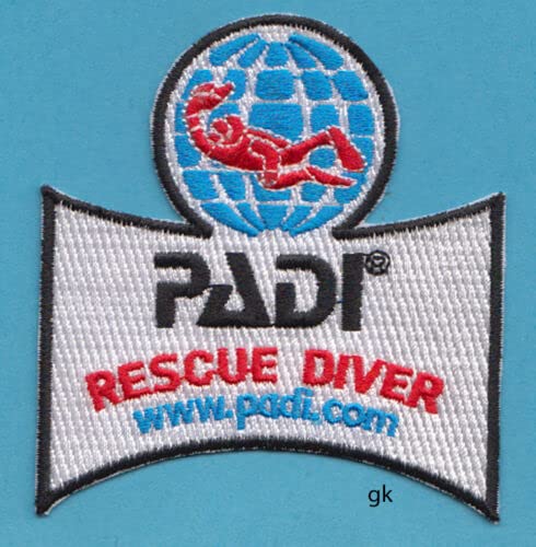 Bestickter Aufnäher – Aufnäher für Damen und Herren – Panda Rescue Diver Scuba Dive Patch von Patcherer