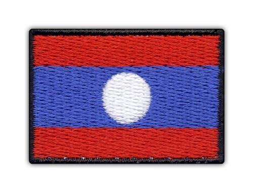 Aufnäher / Abzeichen / Emblem Flagge von Laos von Patchion