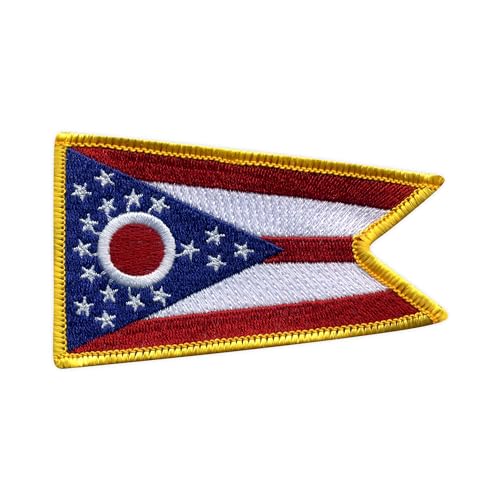 Aufnäher Flagge Ohio Aufnäher Patch Aufnäher Aufnäher von Patchion