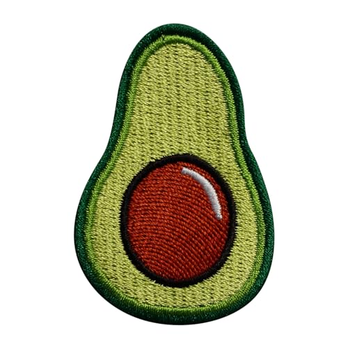 Avocado - eine kleine Frucht mit einer riesigen Grube - Aufnäher - bestickter Aufnäher / Abzeichen / Emblem von Patchion