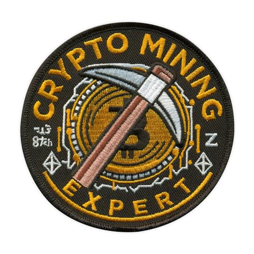 Crypto Mining Expert – Aufnäher – bestickter Aufnäher / Abzeichen / Emblem von Patchion