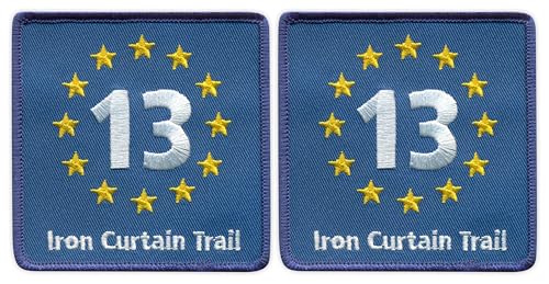 EuroVelo 13 EV13 – Iron Curtain Trail – Aufnähen – bestickter Patch/Abzeichen/Emblem von Patchion