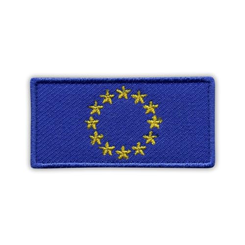 Europäische Union Flagge klein – Aufnäher – bestickt von Patchion