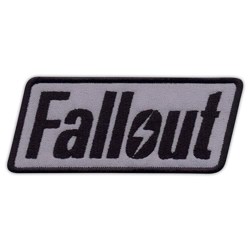 Fallout – Logo – schwarzer VeIcro/Klettverschluss-Rückseite – bestickter Aufnäher/Abzeichen/Emblem von Patchion