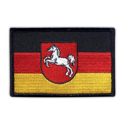 Flagge Niedersachsen - Aufnäher - Aufnäher - Bestickter Aufnäher / Abzeichen / Emblem von Patchion