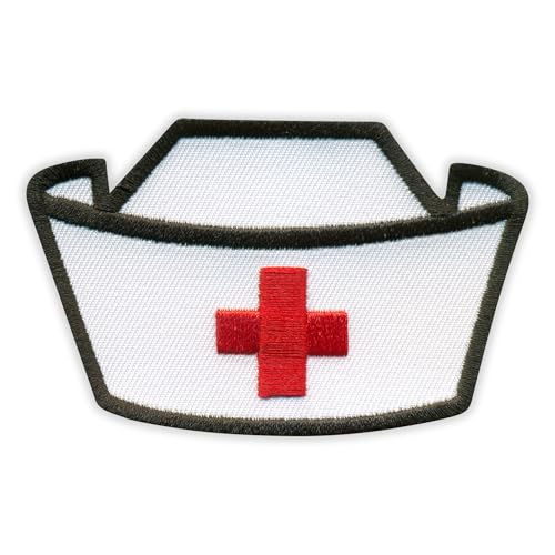 Nurse – Stillmütze – magnetische Rückseite – bestickter Aufnäher/Abzeichen/Emblem von Patchion