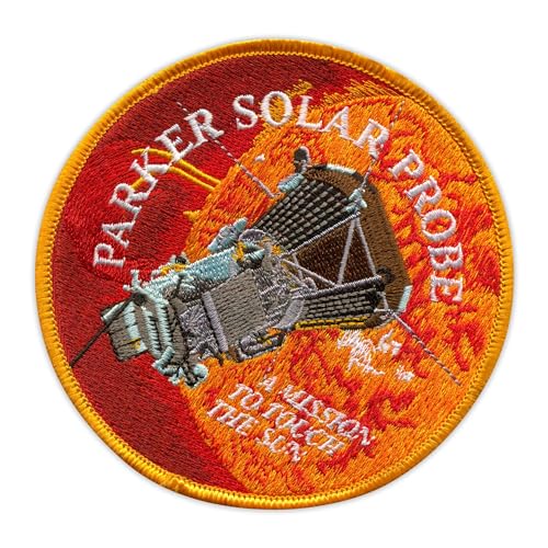 Parker Solar Probe – Schwarzes VeIcro/Klettverschluss-Rückseite – bestickter Aufnäher/Abzeichen/Emblem von Patchion