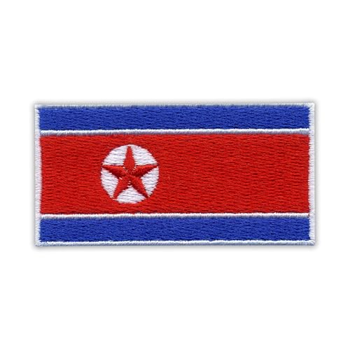 Patchion Aufnäher / Abzeichen / Emblem Flagge Nordkoreas von Patchion