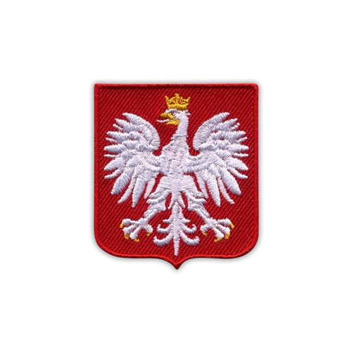 Patchion - Rot - Klein - Rechteckig - Aufbügeln - Aufnäher - 1 Stück - Embroidered Patch - Flagge - Traditionell/Embroidered von Patchion