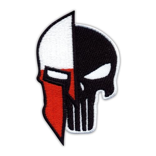 Punisher Spartan Polen - Aufnäher - Bestickter Aufnäher / Abzeichen / Emblem von Patchion