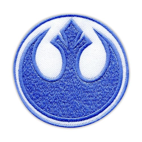 Rebel Alliance – Blau – Schwarz VeIcro/Klettverschluss-Rückseite – bestickter Aufnäher/Abzeichen/Emblem von Patchion