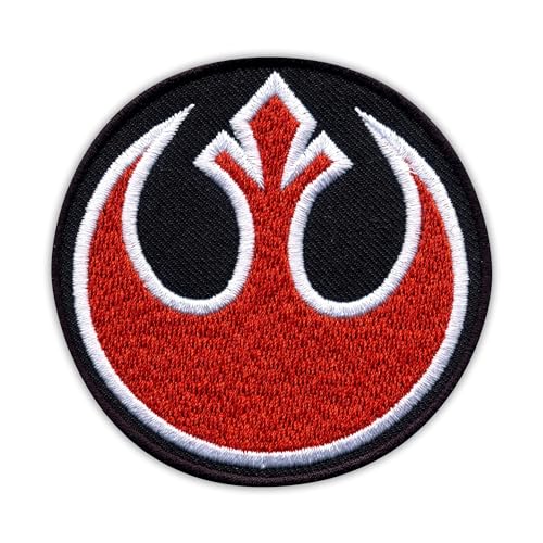 Rebel Alliance – Rot – Aufbügel/Heißsiegelrückseite – bestickter Aufnäher/Abzeichen/Emblem von Patchion